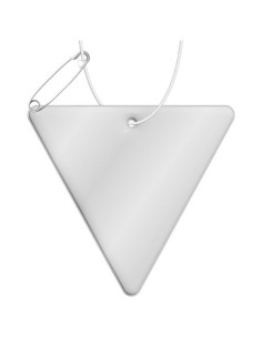 Gancio catarifrangente a triangolo invertito in TPU con catenella RFX™