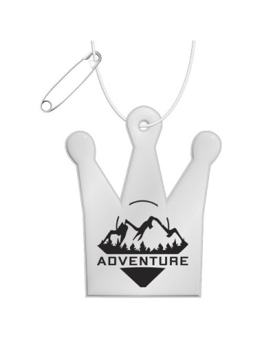 Gancio catarifrangente a forma di corona in TPU con catenella RFX™