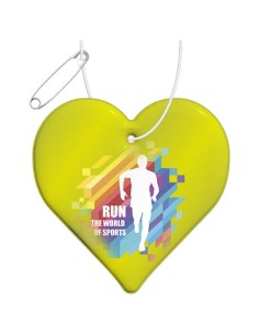 Gancio a forma di cuore leggero e catarifrangente in PVC RFX™ H-16