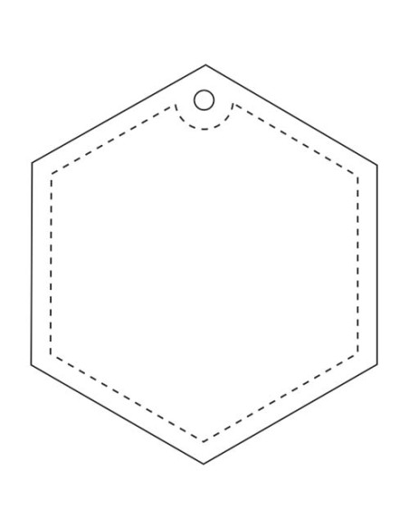 Gancio esagonale leggero catarifrangente in PVC RFX™ H-12