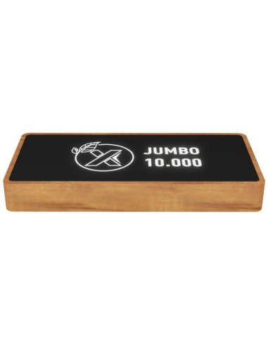 Power bank con ricarica wireless in legno da 10.000 mAh SCX.design P46