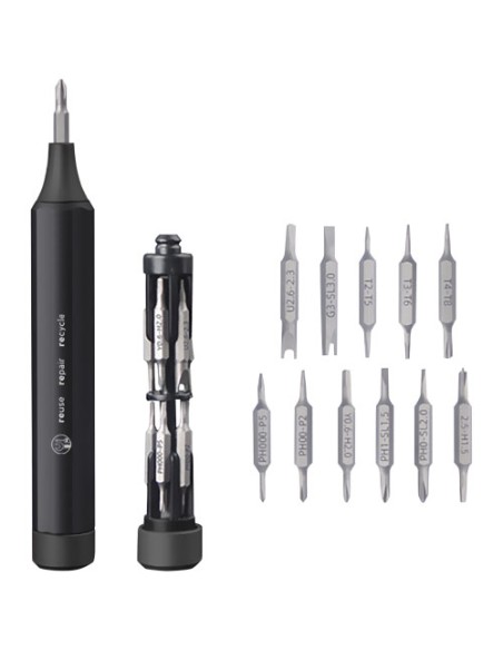 Set di cacciaviti all-in-one da 10 pezzi SCX.design T18