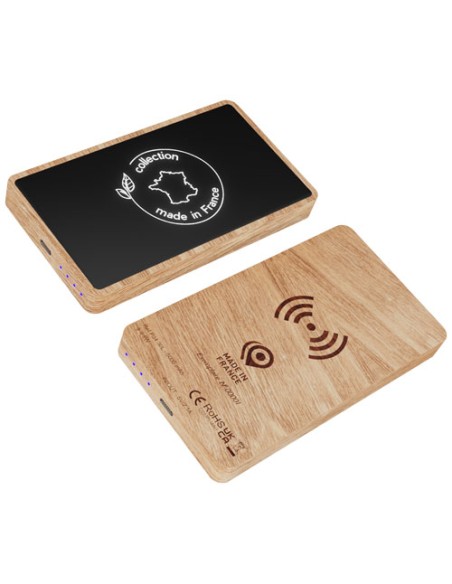 Power bank wireless in legno da 5.000 mAh SCX.design P34 