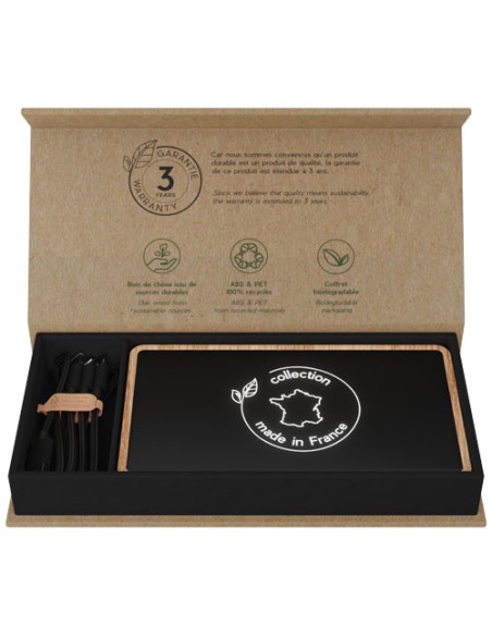 Power bank wireless in legno da 5.000 mAh SCX.design P34 