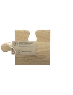 Tagliere in rovere con design puzzle SCX.design K05