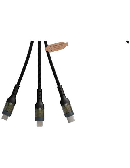 Supporto per telefono pieghevole con cavo di ricarica 3 in 1 SCX.design O32