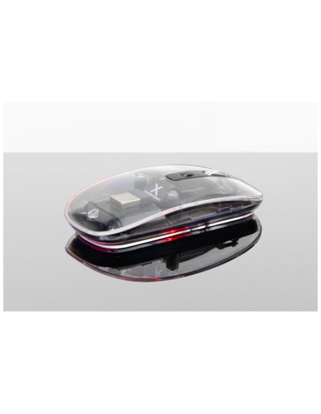 Mouse wireless trasparente a modalità multipla con tecnologia Bluetooth® da 2,4 GHz SCX.design O24
