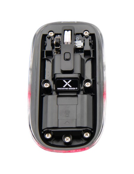 Mouse wireless trasparente a modalità multipla con tecnologia Bluetooth® da 2,4 GHz SCX.design O24