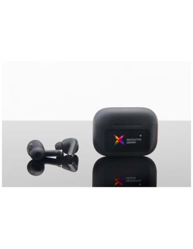 Auricolari ANC con custodia di ricarica e touchscreen interattivo SCX.design E26