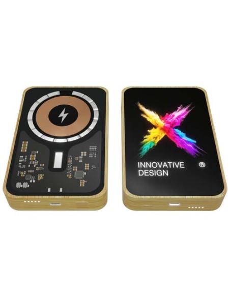 Power bank MagSafe in legno da 5000 mAh e 15 W SCX.design P26