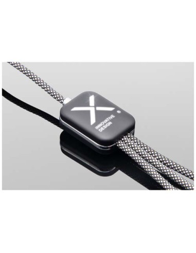 Cavo di ricarica di Tipo-C con doppio logo luminoso da 60 W SCX.design C33 