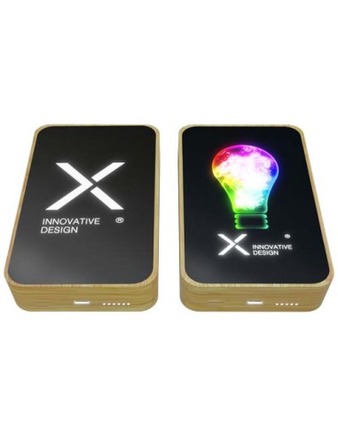 Power bank in bamboo 10.000 mAh MagSafe SCX.design P27