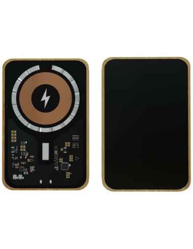 Power bank in bamboo 10.000 mAh MagSafe SCX.design P27