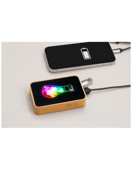 Power bank in bamboo 10.000 mAh MagSafe SCX.design P27