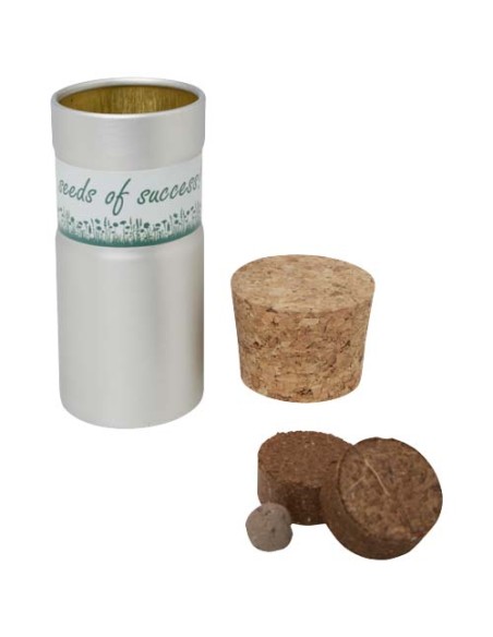 Giardino da scrivania con mix di fiori, set di tre vasi Hey Pots