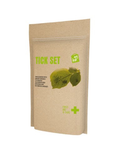 MyKit Primo Soccorso Anti-zecche con custodia in carta