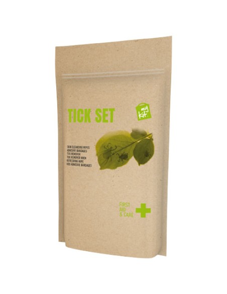 MyKit Primo Soccorso Anti-zecche con custodia in carta