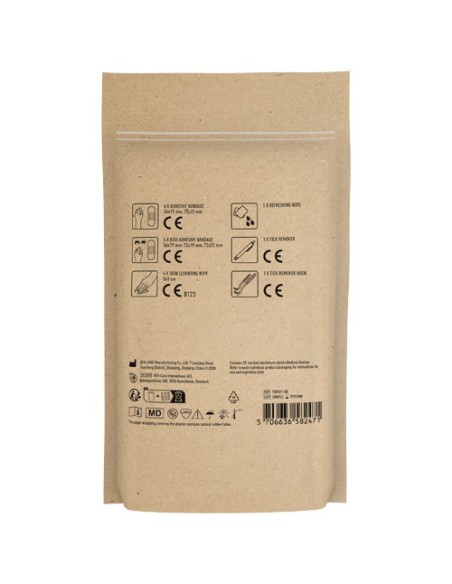 MyKit Primo Soccorso Anti-zecche con custodia in carta