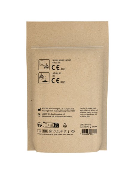 MiniKit Primo Soccorso Bruciature con custodia in carta