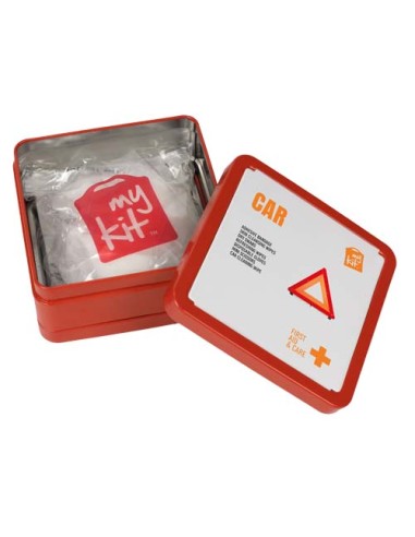 Kit di primo soccorso in scatola di latta per auto MyKit