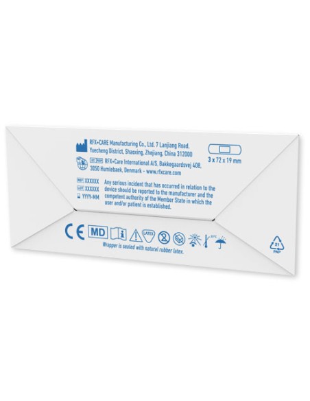 3 cerotti personalizzabili con busta stampata full color in carta kraft