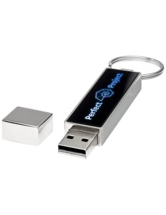 USB rettangolare con logo luminoso
