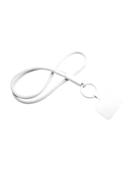 Lanyard con supporto per telefono e tubetto in plastica riciclata Tubyard