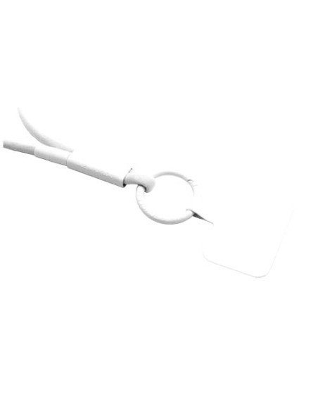 Lanyard con supporto per telefono e tubetto in plastica riciclata Tubyard