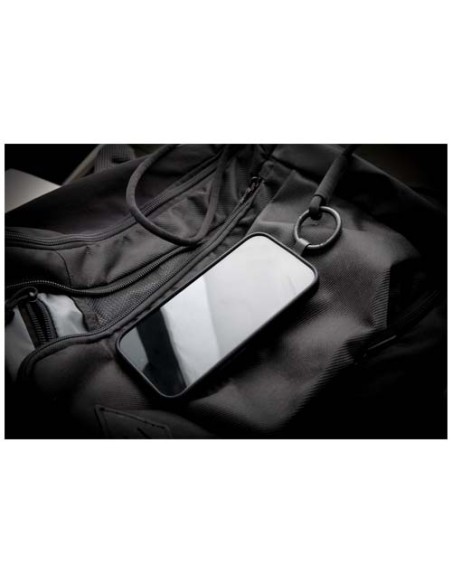 Lanyard con supporto per telefono e tubetto elastico Tubyard