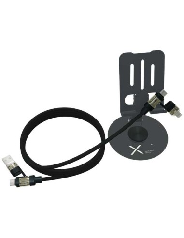 Supporto per telefono ruotabile a 360° con cavo di ricarica 4 in 1 da 240 W SCX.design O34 