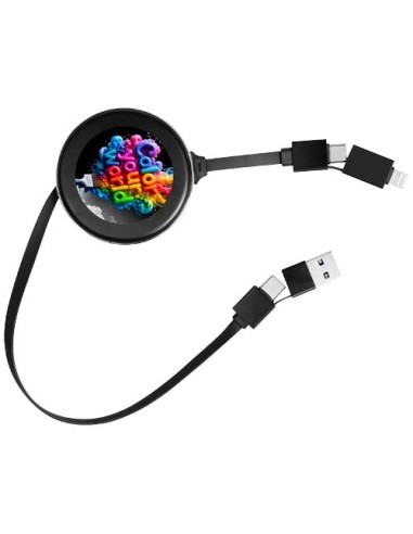 Cavo di ricarica retrattile 4 in 1 da 65 W SCX.design C42 