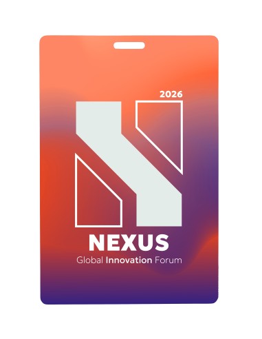 Badge con cordino 120x80 mm