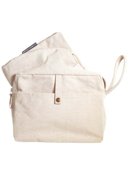 Borsa da viaggio e pochette in cotone biologico Citizen Green Combio