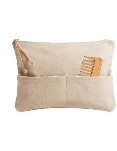 Astuccio per accessori in cotone biologico Citizen Green Zipzip