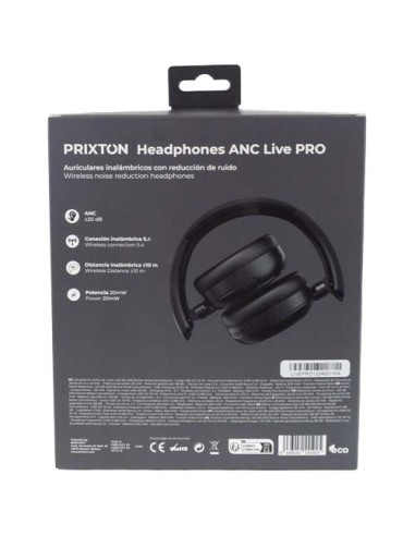 Cuffie wireless ANC Prixton Live Pro Bluetooth®
