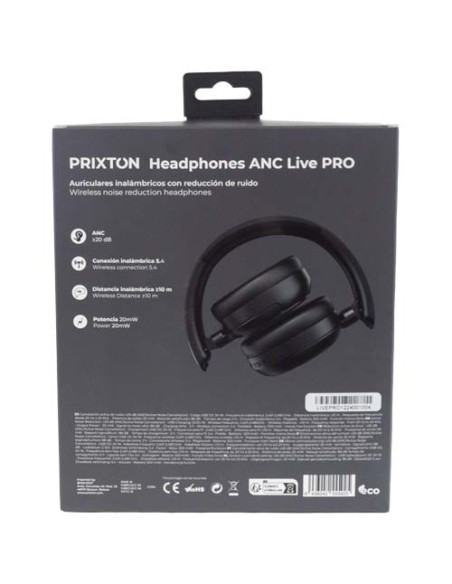 Cuffie wireless ANC Prixton Live Pro Bluetooth®