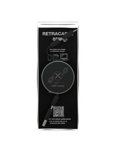 Cavo di ricarica retrattile 4 in 1 da 65 W SCX.design C42 