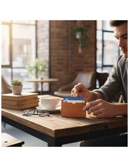 Portacarte in pelle riciclata Cittadino Verde Tintin