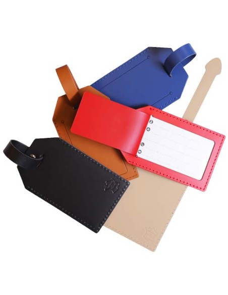 Etichetta per bagagli in pelle riciclata Citizen Green Milou