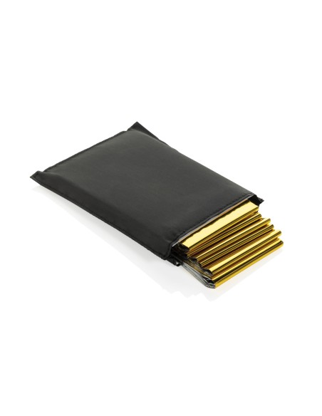 Coperta d'emergenza Solra in custodia rPET RCS