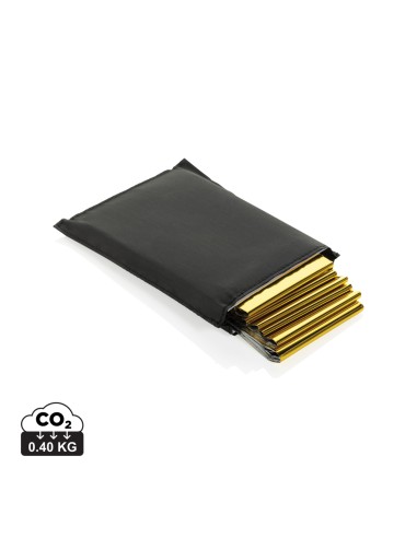 Coperta d'emergenza Solra in custodia rPET RCS