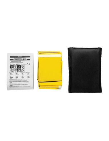 Coperta d'emergenza Solra in custodia rPET RCS