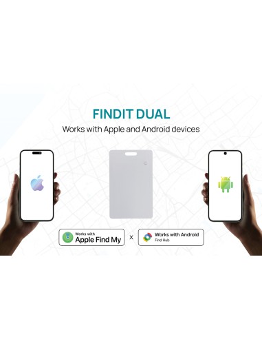 Card ultrasottile ricaricabile Findit Dual rPlastic RCS
