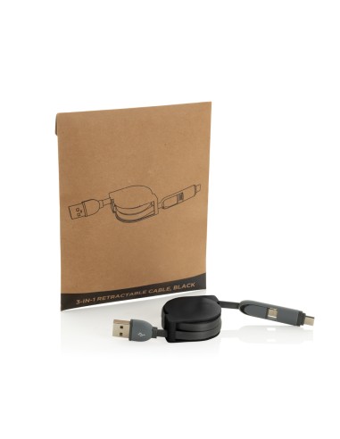 Cavo retrattile 3 in 1