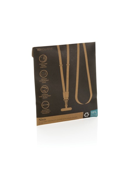 Cordino/tracolla Nivo in rPET RCS