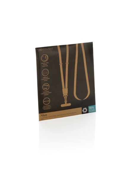 Cordino/tracolla Nivo in rPET RCS