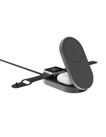 Caricatore wireless pieghevole ultra veloce Quantum 3in1