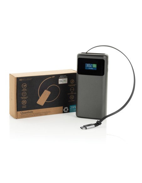 Powerbank 10000 mAh Quantum PD 45W RCS con schermo