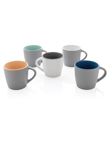 Tazza in ceramica con interni colorati 300ml