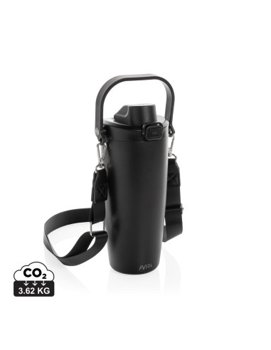Tazza con tracolla Avira Ayala in rAcciaio RCS 600ml